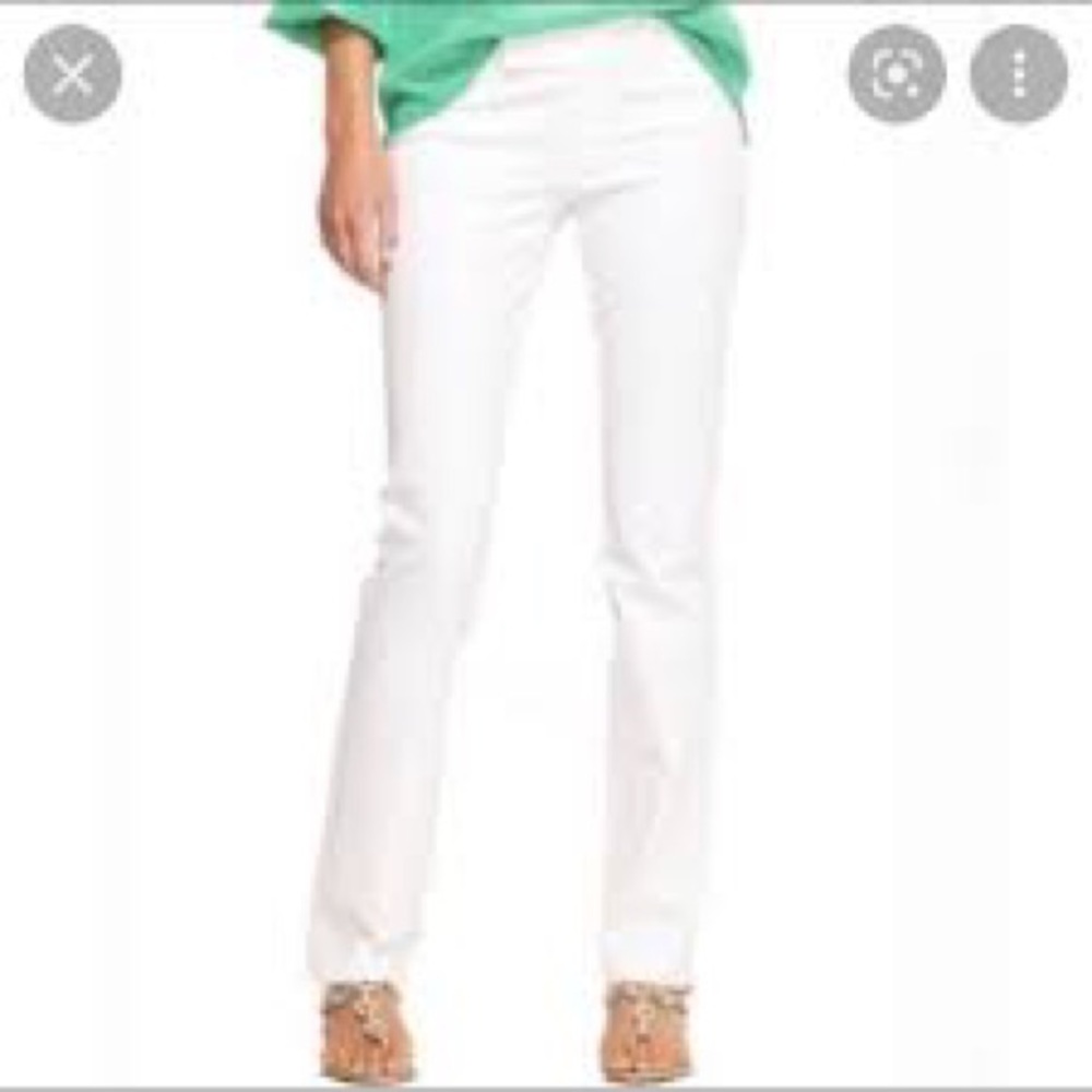 New with tags Lilly Pulitzer Leigh Trouser Pants Resort White Size 4